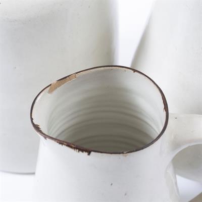 Lot 204 - Lucie Rie (1902-1995) and Hans Coper (1920-1981)
Tea and coffee set
comprising four cups and saucers