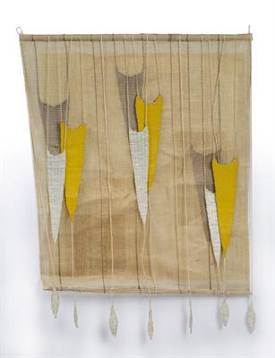 Lot 206 - Theo Moorman (1907-1990)
Wall hanging 
weaved textile
66 x 59cm