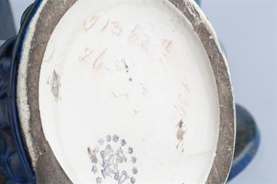 Lot 236 - Art Nouveau
Five Austrian vases, early 20th Century
blue glaze
impressed marks
29cm high (5)