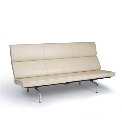 Lot 267 - Charles and Ray Eames for Herman Miller
Compact sofa
upholstered in cream leather