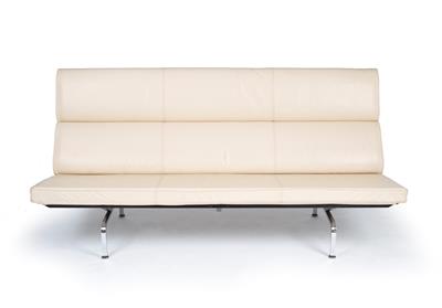 Lot 267 - Charles and Ray Eames for Herman Miller
Compact sofa
upholstered in cream leather
