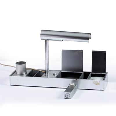 Lot 271 - Frank Guille and Frank Height for Artifact Designs Unlimited
Channel 1 desk tidy
aluminium...