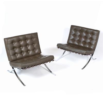 Lot 281 - Ludwig Mies van der Rohe (1886-1969)
Pair of Barcelona chairs