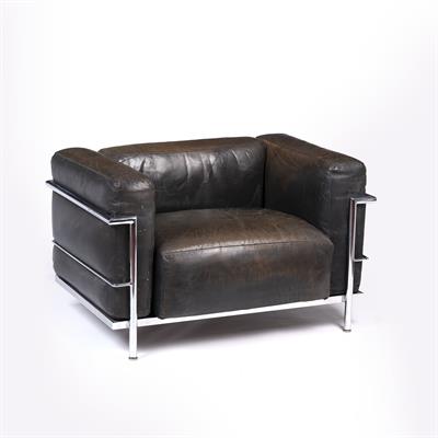 Lot 282 - Le Corbusier (1887-1965)
LC3 armchair
black leather