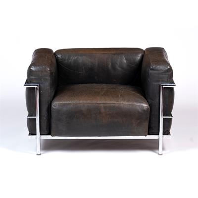 Lot 282 - Le Corbusier (1887-1965)
LC3 armchair
black leather