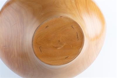 Lot 285 - John Shorrock (Contemporary)
Vessel, 1997
cherry wood
signed and dated
33cm high, 32cm across