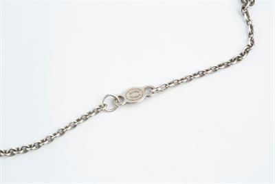 Lot 362 - Jaqueline Rabun (Contemporary) for Georg Jensen
Silver 'Cave' pendant necklace
signed and stamped...