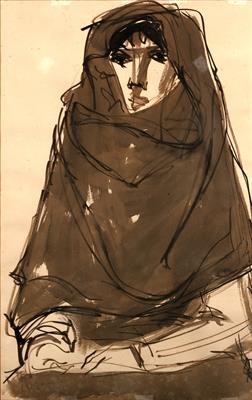 Lot 783 - Manner of Josef Herman (1911-2000)