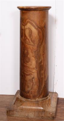 Lot 1 - Pair of Giallo Antico marble columns