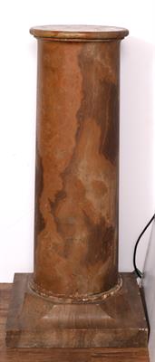 Lot 1 - Pair of Giallo Antico marble columns