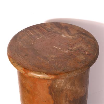 Lot 1 - Pair of Giallo Antico marble columns