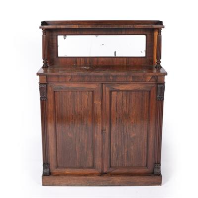 Lot 20 - Rosewood chiffonier