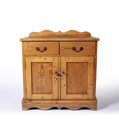 Lot 35 - Pine cupboard or sideboard