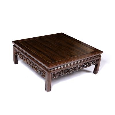 Lot 46 - Hardwood square low table