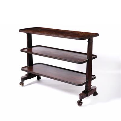 Lot 66 - Mahogany three tier dumb waiter