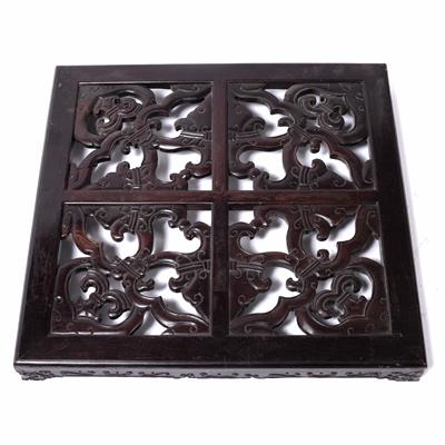 Lot 96 - Hardwood low stand