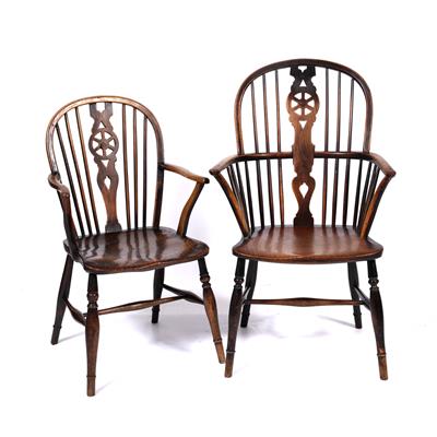Lot 99 - Elm and ash Windsor chair