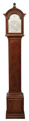 Lot 179 - English yew-wood 8 day longcase clock
