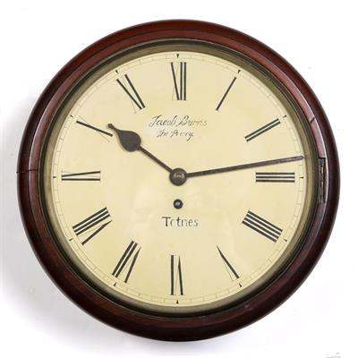 Lot 185 - Jacob Burn dial clock