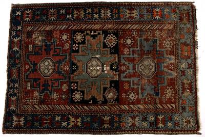 Lot 188 - Caucasian polychrome rug