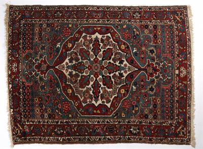 Lot 192A - Hamadan blue ground rug