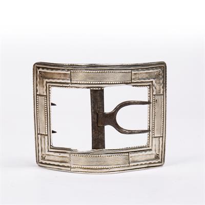 Lot 201 - Georgian silver shoe buckle