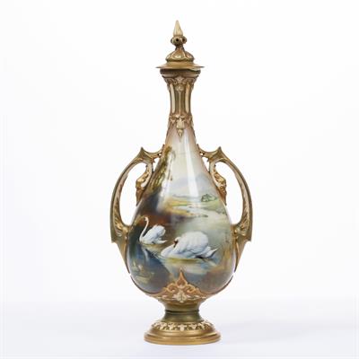 Lot 225 - Royal Worcester vase