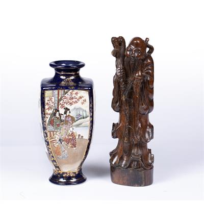 Lot 227 - Japanese Satsuma vase