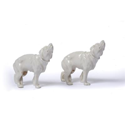Lot 235 - Two Royal Worcester dogs