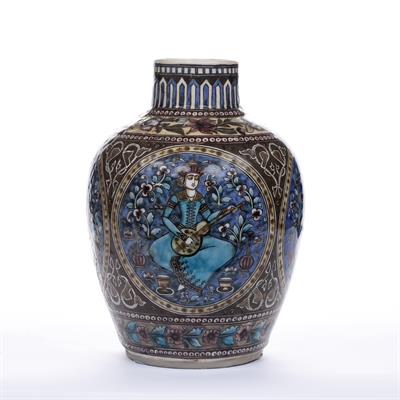 Lot 263 - Qajar vase