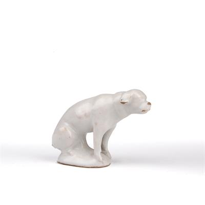 Lot 288 - Delft model of a hound
