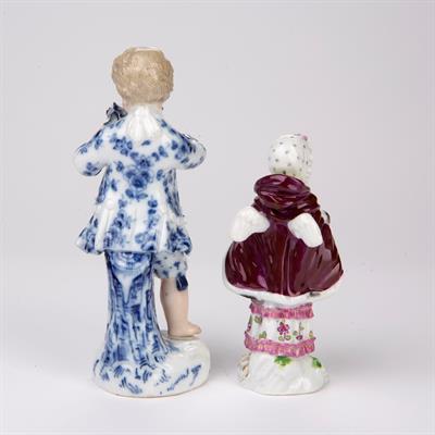 Lot 289 - Two Meissen figures