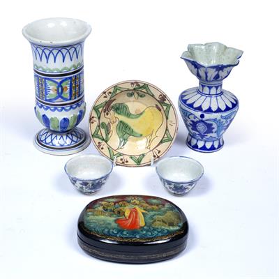 Lot 308 - Turkish pottery