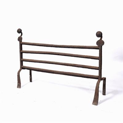 Lot 321 - Iron fire grate front
