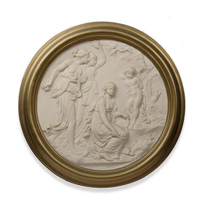 Lot 335 - Resin classical style roundel