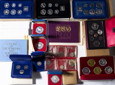 Lot 374 - Collection of coin proof sets including