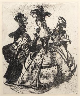 Lot 375 - Three costume design studies