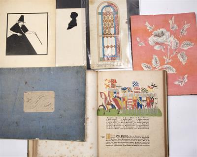 Lot 427 - Watercolour study of church window