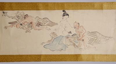 Lot 431 - Japanese Shunga Makimono