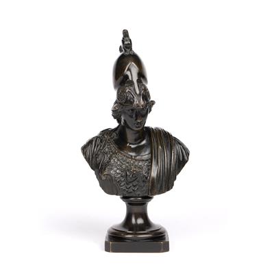 Lot 459 - Neo-classical bronze bust of Minerva