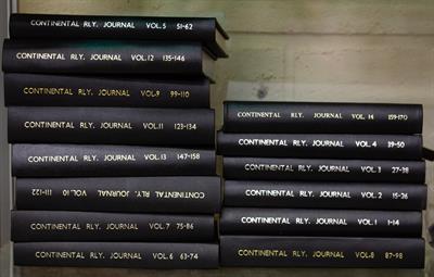 Lot 172 - FOURTEEN VOLUMES OF CONTINENTAL RAILWAY JOURNAL