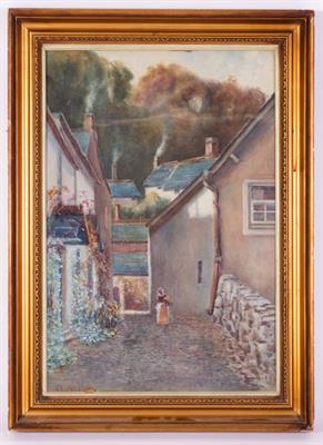 Lot 181 - A COBBLED VILLAGE STREET