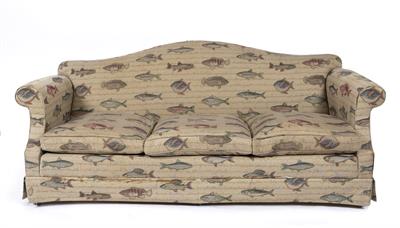 Lot 210 - A KINGCOME CAMEL BACK SOFA