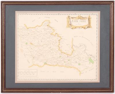 Lot 261 - A GROUP OF FOUR REPRODUCTION MAPS
