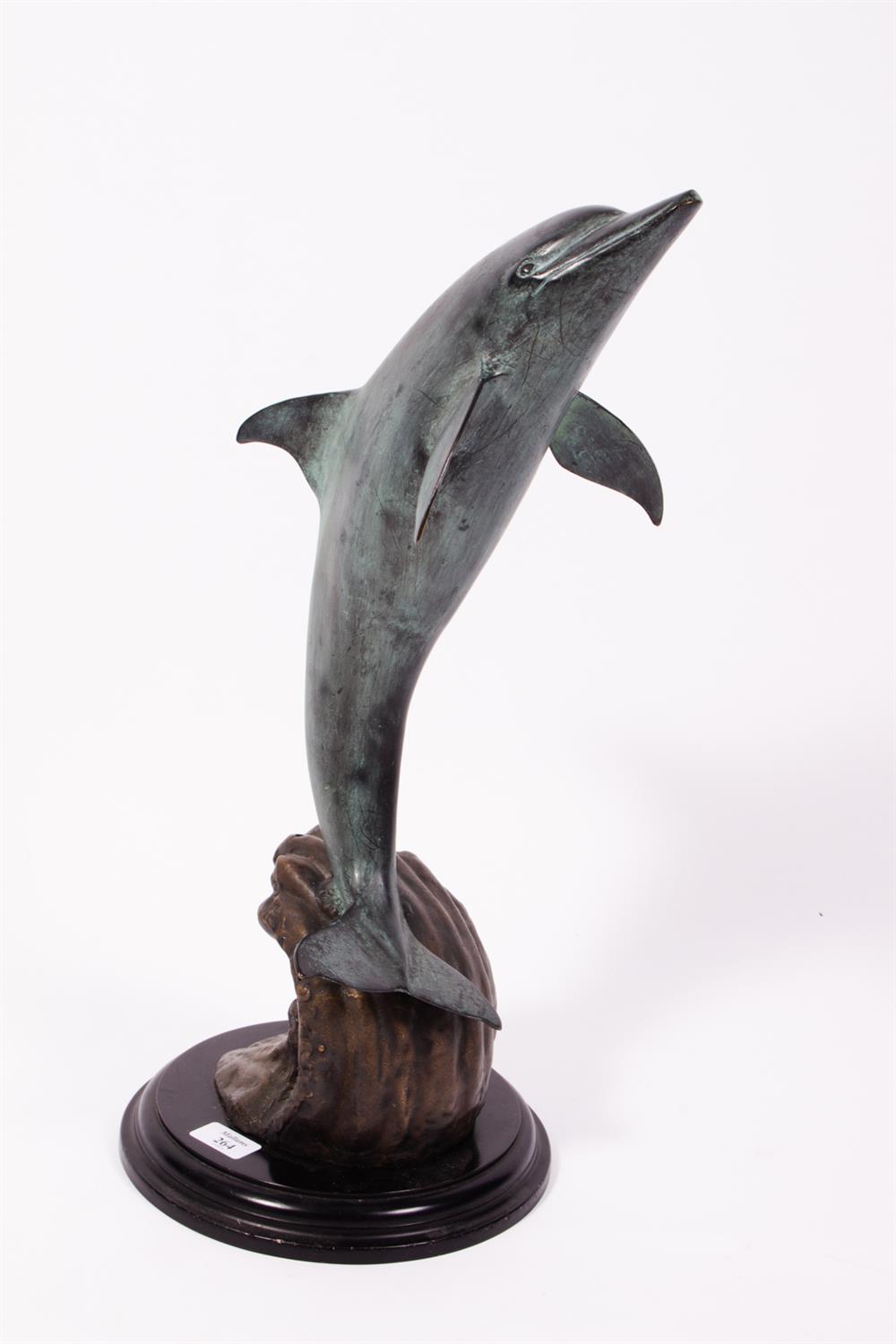 Lot 264 - A CONTEMPORARY BRONZE SCULPTURE