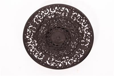 Lot 335 - A CAST IRON PLATE