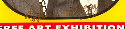 Lot 215 - Gilbert and George signed exhibition poster
