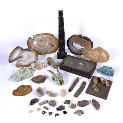 Lot 417 - Collection of specimens and fossils