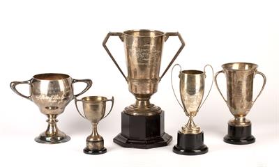 Lot 442 - Collection of silver trophy and presentation cups