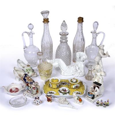 Lot 35 - A ROSENTHAL WHITE GLAZED FIGURE OF A RECLINING PIERROT